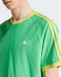 adidas Originals Monogram cali tee in energy green