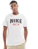 Nike Training oval swoosh graphic t-shirt in white