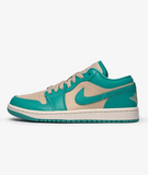 Women's Air Jordan 1 Low "Tropical Teal" - Green