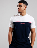 Weekend Offender Studio 54 T-Shirt Navy/Silvertime/Rose