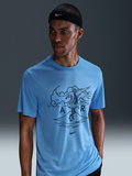 Nike Dri-FIT Light Blue Basketball T-shirt For Men