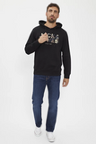 Jack & Jones hooded sweatshirt featuring a camouflage logo print