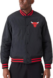 New Era - NBA Chicago Bulls Script Bomber Jacket Colour: Black
