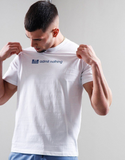 Weekend Offender Admit Nothing T-Shirt White/Cadet Blue