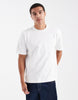 Hollister crew neck short sleeve boxy t-shirt in white