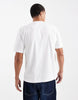 Hollister crew neck short sleeve boxy t-shirt in white