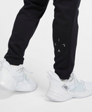 NIKE AIR JORDAN JUMPMAN AIR FLEECE PANTS BLACK