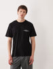 Jack & Jones - T-shirt oversize avec imprimé fleur au dos - Noir.