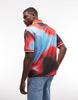 New Era Chicago Bulls graphic NBA jersey top in multi.