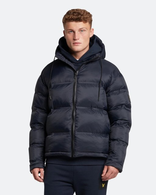 Lyle and scott black puffer jacket