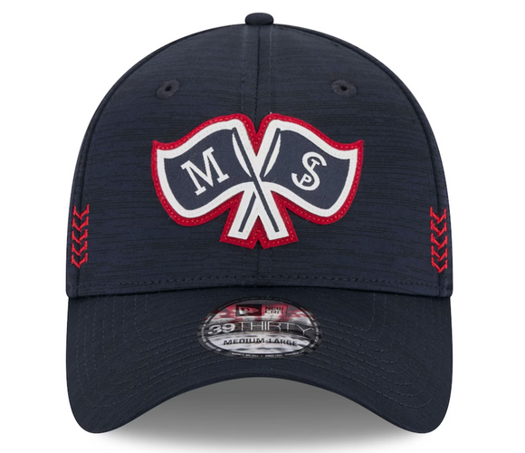 Men's Minnesota Twins New Era Navy  Clubhouse 39THIRTY Flex Hat