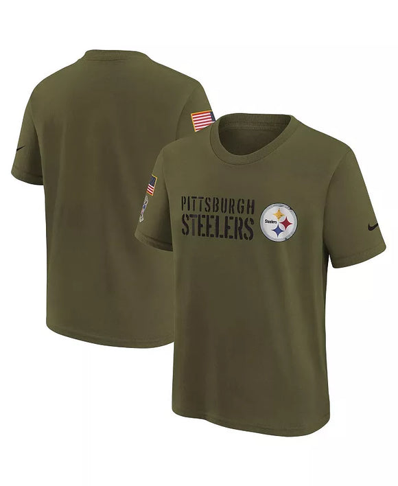 Olive Pittsburgh Steelers T-shirt