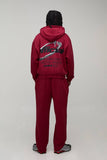 Oversized Boxy Official Zip Through Hooded Tracksuit