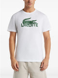 Lacoste logo-print T-shirt | White