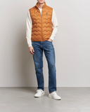 Lyle & Scott Crest Quilted Gilet Vest Salt Burne
