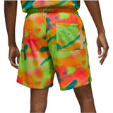 JORDAN Men's Air Jordan Flight MVP AOP Multi-Color Tie Dye Straight Sports Shorts MulticolorMEN'S