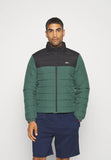 black green Lacoste Mens Hooded Puffer Jacke