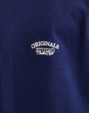 Jack & Jones oversized originals T-shirt with back print in blue.