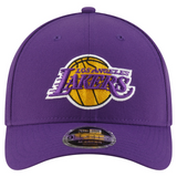 Los Angeles Lakers New Era 9FORTY Stock M-Crown Adjustable Hat - Purple