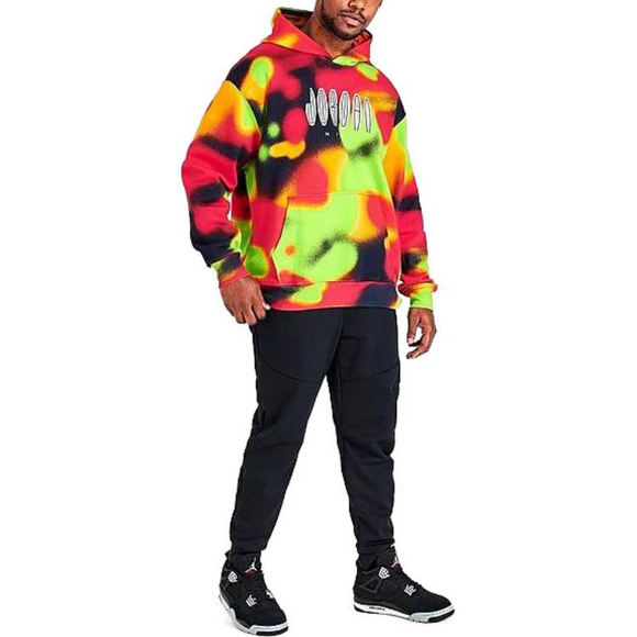 Air Jordan Flight Mvp Fleece Hoodie 'Red Green'