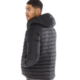 adidas Originals Mens Padded Hooded Jacket Black