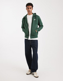 Nike Club full zip fleece hoodie in green