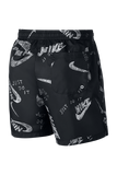 Nike Men's "Just Do It" All-Over Print Logo Shell Shorts