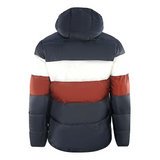 Lyle & Scott Colour Block Navy Blue Puffer Jacket