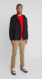 LYLE & SCOTT ZIP THROUGH HOODED JACKET JET BLACK