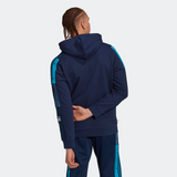 adidas Men's Originals Re-process Hoodie Blue