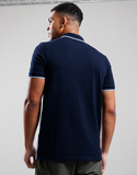 Weekend Offender Lario Polo Shirt Pale Blue/Navy