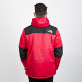 The North Face winter jacket Him Ligt Down Hood red / black