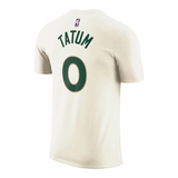 NIKE BOSTON CELTICS JAYSON TATUM CITY EDITION NBA T-SHIRT 'WHITE