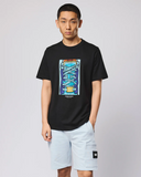 Weekend Offender Laces Graphic T-Shirt Black