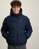 Lacoste puffer jacket with a hood