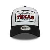 New Era Location Patch Black 9FORTY A-Frame Trucker Cap
