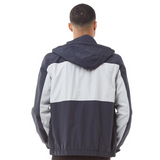 Lyle And Scott Vintage Mens Colour Block Zip Through Jacket Dark Navy