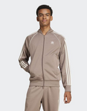 adidas Originals Adicolor classics sst track jacket in trace brown