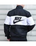 Nike Men's Black Stand Collar Stay Warm Sports Jacket