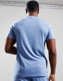 Weekend Offender Golding T-Shirt Cadet Blue/Black/White
