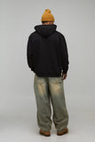 Oversized Worldwide Flame Printed Hoodie