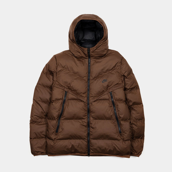 Nike NSW Storm Fit Windrunner Puffer Mens Jacket Brown