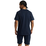 Money Lounger Elasticated Short Twin Set  NAVY