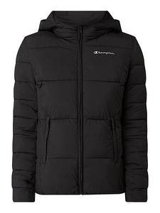 Champion Script Logo Padded Jacket worn