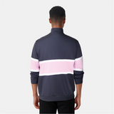 Lyle and Scott Men's Colour Block Quarter-Zip Performance Golf Jacket