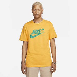 Nike Art Logo T-Shirt In Gold