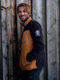Men's fleece jacket with contrasting details
