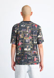 Jordan CREW - Print T-shirt - black/sail