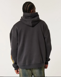 Men's Black Baggy No Fear Graphic Hoodie