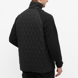 adidas originals Quilted Half Zip Sweat Logo